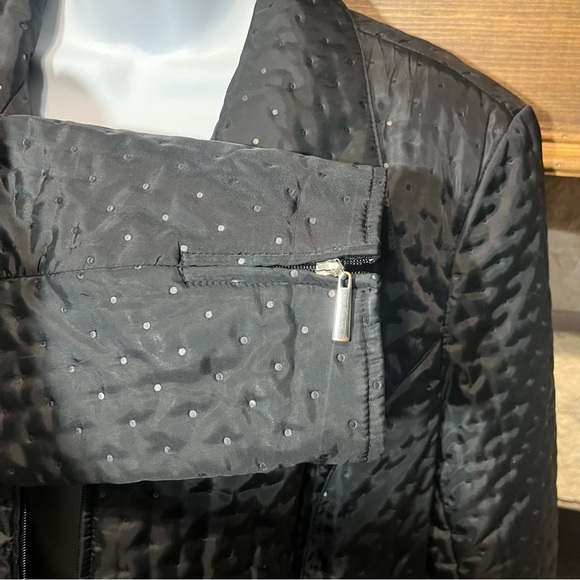 Talbots black polka dot casual lightweight jacket - Picture 8 of 13